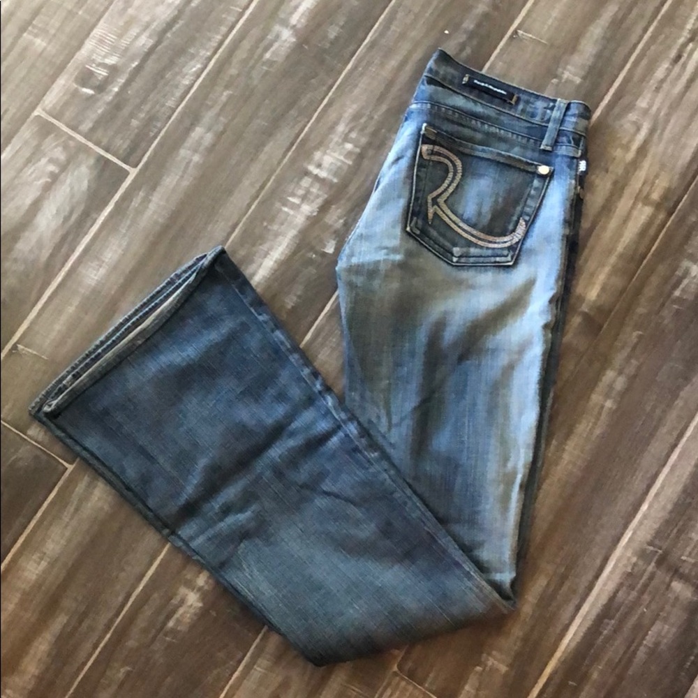 Rock & Republic flair leg jeans, size 27